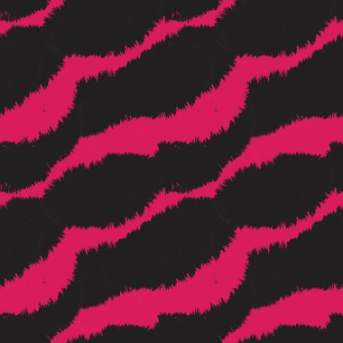 Moda baskıları, ev eşyaları, grafikler, arka planlar için mor fırça desenli kürk deseni tasarımı