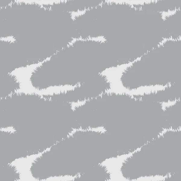 Grey Brush Stroke Fur Pattern Design Fashion Prints Homeware Graphics — Stock Vector
