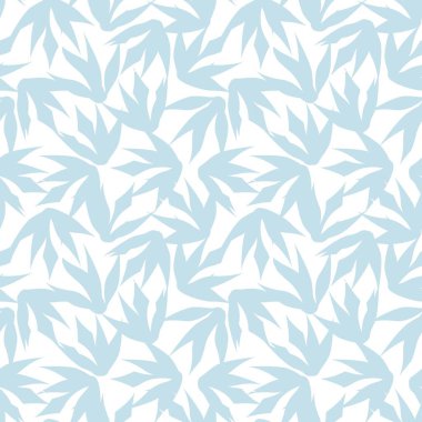 Gökyüzü Mavi Çiçek fırça darbeleri moda baskıları, grafikler, arka planlar ve el sanatları için pürüzsüz desen arkaplanı