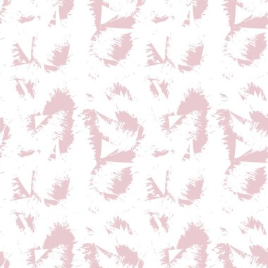 Pembe çiçekli fırça darbeleri moda baskıları, grafikler, arka planlar ve el sanatları için pürüzsüz desenli arka plan