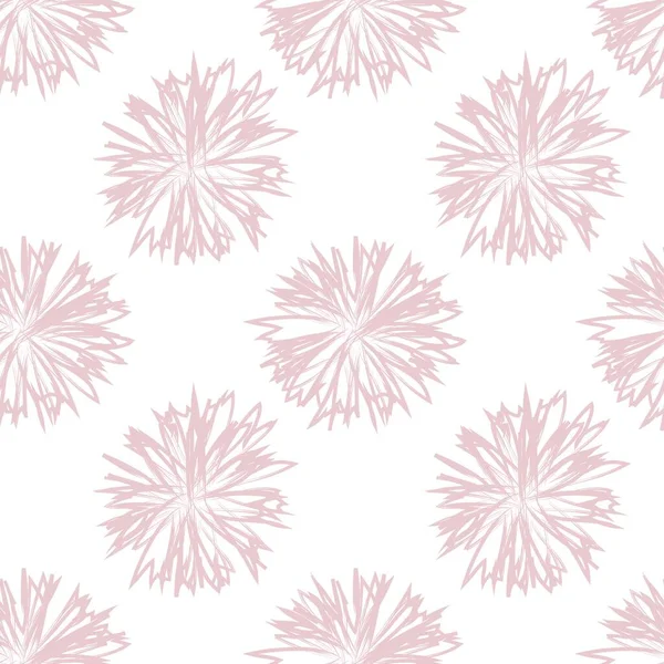 Rosa Floral Pinceladas Sin Costuras Patrón Fondo Para Estampados Moda — Vector de stock