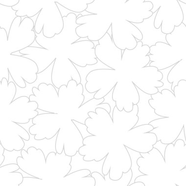 Siyah ve Beyaz Çiçek fırça darbeleri moda baskıları, grafikler, arka planlar ve el sanatları için pürüzsüz desenli arka plan