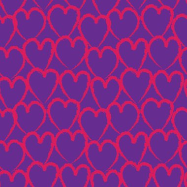 Mor Kalp şeklinde fırça darbesi moda tekstil ve grafikleri için kusursuz bir arka plan