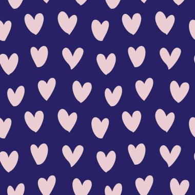 Moda tekstili ve grafikleri için Pembe Donanma Kalbi biçimli fırça darbesi kusursuz bir arka plan