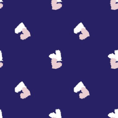 Moda tekstili ve grafikleri için Pembe Donanma Kalbi biçimli fırça darbesi kusursuz bir arka plan