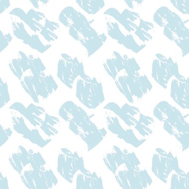 Gökyüzü Mavisi Kalp şeklinde fırça darbesi moda tekstil ve grafikleri için kusursuz bir arka plan