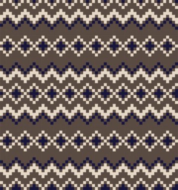 Moda tekstil, örgü ve grafikler için kahverengi Noel panayırı desenli arka plan