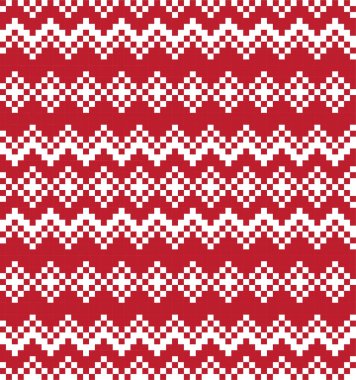 Moda tekstil, örgü ve grafikleri için kırmızı Noel panayırı desenli arka plan