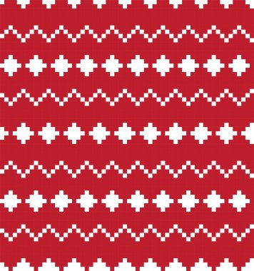 Moda tekstil, örgü ve grafikleri için kırmızı Noel panayırı desenli arka plan