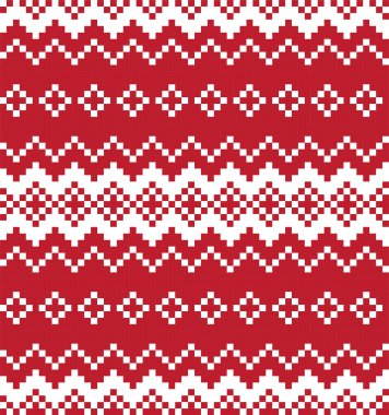 Moda tekstil, örgü ve grafikleri için kırmızı Noel panayırı desenli arka plan