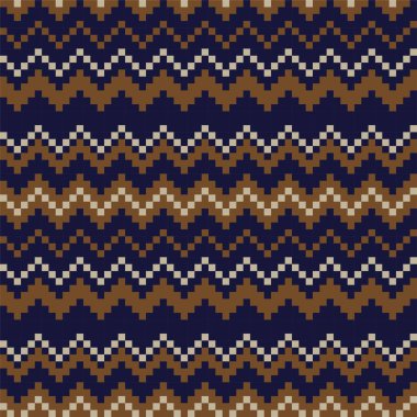 Moda tekstil, örgü ve grafikler için kahverengi Noel panayırı desenli arka plan