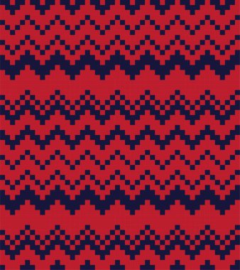 Moda tekstil, örgü ve grafikleri için kırmızı Noel panayırı desenli arka plan