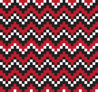 Moda tekstil, örgü ve grafikleri için kırmızı Noel panayırı desenli arka plan