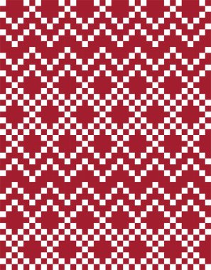 Moda tekstil, örgü ve grafikleri için kırmızı Noel panayırı desenli arka plan