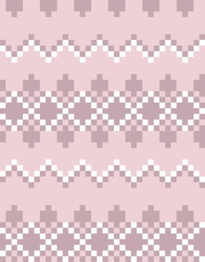 Moda tekstil ürünleri, örgü ve grafikler için Pembe Noel festivali desenli arka plan