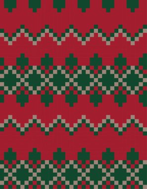 Moda tekstil, örgü ve grafikleri için Noel festivali desenli arka plan