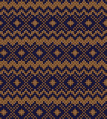 Moda tekstil, örgü ve grafikler için kahverengi Noel panayırı desenli arka plan