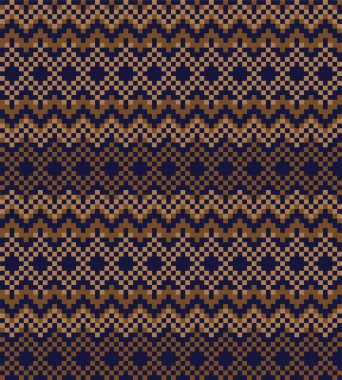 Moda tekstil, örgü ve grafikler için kahverengi Noel panayırı desenli arka plan