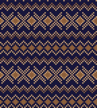 Moda tekstil, örgü ve grafikler için kahverengi Noel panayırı desenli arka plan