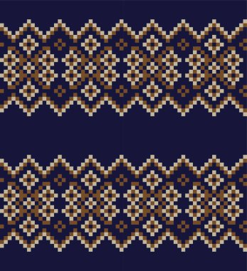 Moda tekstil, örgü ve grafikleri için mavi Noel panayır desenli arka plan