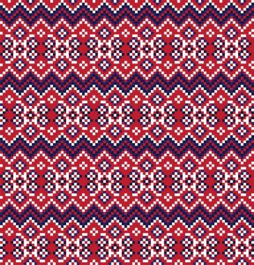 Moda tekstil, örgü ve grafikleri için kırmızı Noel panayırı desenli arka plan