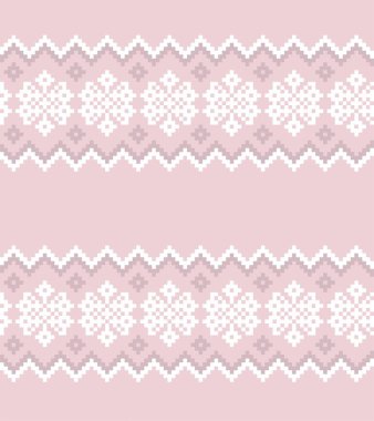 Moda tekstil ürünleri, örgü ve grafikler için Pembe Noel festivali desenli arka plan