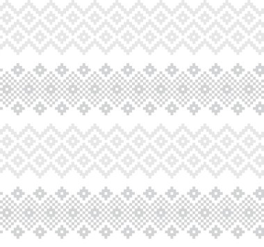 Moda tekstil, örgü ve grafikleri için beyaz Noel panayırı desenli arka plan