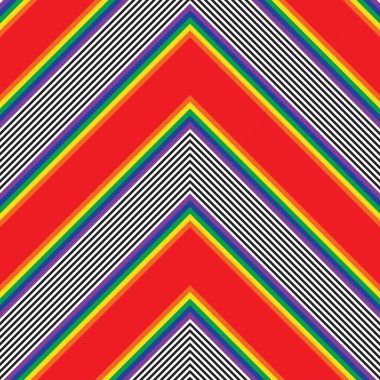 Gökkuşağı sembolü köşegen çizgili desensiz arka plan moda tekstil ve grafikleri için uygun