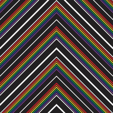 Gökkuşağı sembolü köşegen çizgili desensiz arka plan moda tekstil ve grafikleri için uygun
