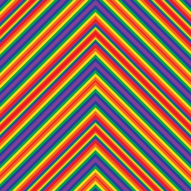 Gökkuşağı sembolü köşegen çizgili desensiz arka plan moda tekstil ve grafikleri için uygun
