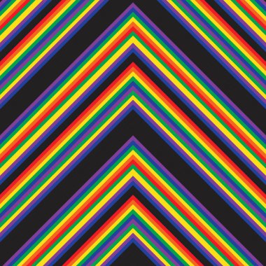 Gökkuşağı sembolü köşegen çizgili desensiz arka plan moda tekstil ve grafikleri için uygun