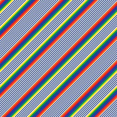 Gökkuşağı köşegen çizgili desensiz arka plan moda tekstil ve grafikleri için uygundur
