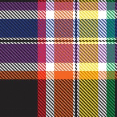 Gökkuşağı Ekoseli, kareli, ekose desenli moda tekstil ve grafikleri için uygun
