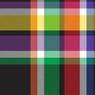 Gökkuşağı Ekoseli, kareli, ekose desenli moda tekstil ve grafikleri için uygun