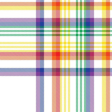 Gökkuşağı Ekoseli, kareli, ekose desenli moda tekstil ve grafikleri için uygun