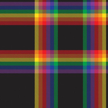 Gökkuşağı Ekoseli, kareli, ekose desenli moda tekstil ve grafikleri için uygun