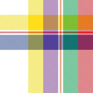 Gökkuşağı Ekoseli, kareli, ekose desenli moda tekstil ve grafikleri için uygun