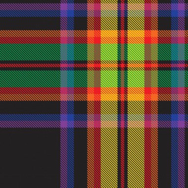 Gökkuşağı Ekoseli, kareli, ekose desenli moda tekstil ve grafikleri için uygun