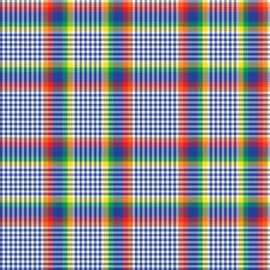Gökkuşağı Ekoseli, kareli, ekose desenli moda tekstil ve grafikleri için uygun