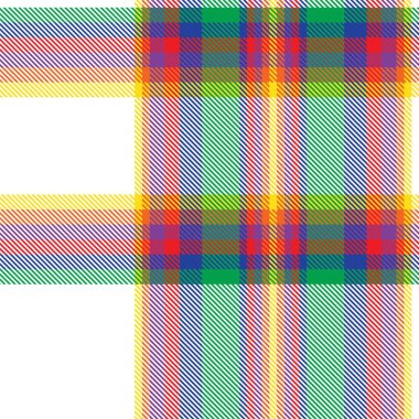 Gökkuşağı Ekoseli, kareli, ekose desenli moda tekstil ve grafikleri için uygun