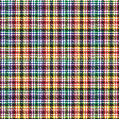Gökkuşağı Ekoseli, kareli, ekose desenli moda tekstil ve grafikleri için uygun