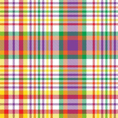 Gökkuşağı Ekoseli, kareli, ekose desenli moda tekstil ve grafikleri için uygun