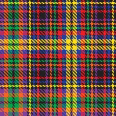 Gökkuşağı Ekoseli, kareli, ekose desenli moda tekstil ve grafikleri için uygun