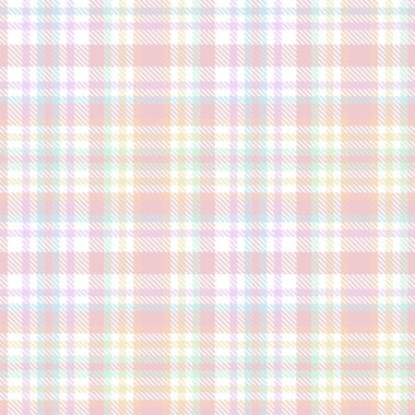 Gökkuşağı Pastel Ekoseli Moda tekstil ve grafikleri için kusursuz desen