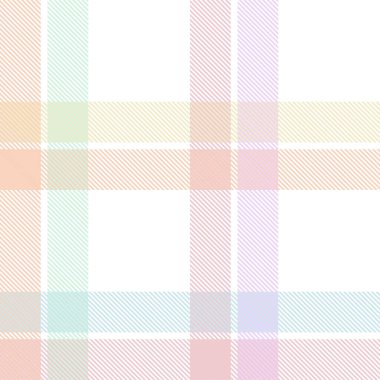 Gökkuşağı Pastel Ekoseli Moda tekstil ve grafikleri için kusursuz desen