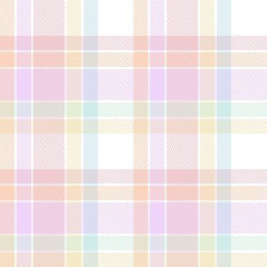 Gökkuşağı Pastel Ekoseli Moda tekstil ve grafikleri için kusursuz desen