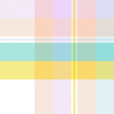 Gökkuşağı Pastel Ekoseli Moda tekstil ve grafikleri için kusursuz desen