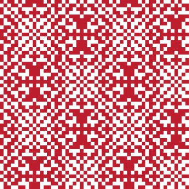 Moda tekstil, örgü ve grafikleri için kırmızı Noel panayırı desenli arka plan