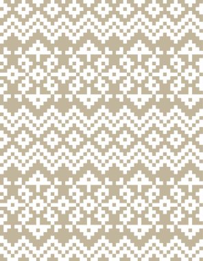 Moda tekstil, örgü ve grafikler için kahverengi Noel panayırı desenli arka plan