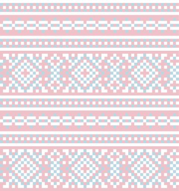 Moda tekstil, örgü ve grafikleri için Pastel Noel panayırı şablon arka planı